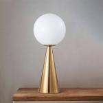 Post-modern Led Beds Table Lamp Simple Luxury Glass Bedroom Lamp Bedside Table