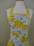 Ladies Apron, Floral Apron, Kitchen Apron, Full Cooking Apron, Gift For Women,