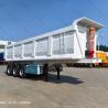 Buy cheap 3 Axles Tipper Cargo Truck Trailer for 60t Load Capacity Sand Rock Coal Transport from wholesalers