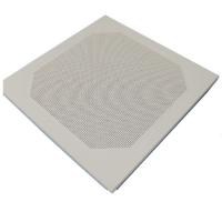 Buy cheap Sound Absorption Aluminum Veneer Panel Decorative Ceiling Tiles Roll Coated product