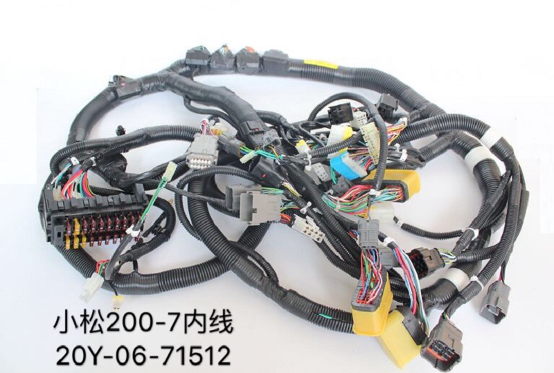 OEM Excavator Operator Cab Wiring Harness For PC200-7 PC220-7 20Y-06-31110 20Y-06-71512