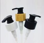 24 / 28mm Cosmetic Lotion Soap Dispenser Pump Real Wood Bamboo