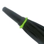 Large Colored Fiberglass Double Canopy Umbrella Inside With Black Net And Rubber