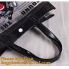 Buy cheap Promotional Plastic eco-friendly transparent clear handle PVC bag for toy,Newest sale plastic handle waterproof PVC wine from wholesalers