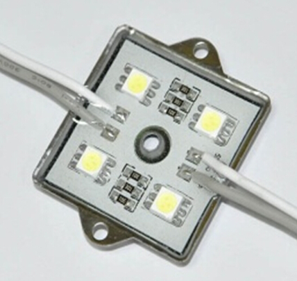 4leds 5050 SMD LED Module Light White Color Injection Waterproof