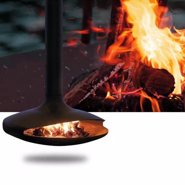 Buy cheap Diameter 600mm Wood Burning Fire Pits Indoor Decor Hanging Wood Fireplace from wholesalers