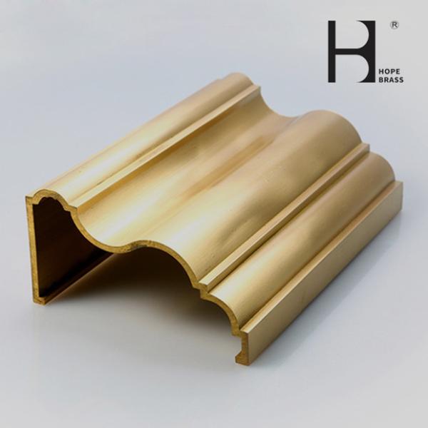 Buy cheap Anti-Corrosion H58 C38000 C38500 Doors Copper Alloy Profiles Brass Extrusion Profiles for Window And Door ODM Factory from wholesalers