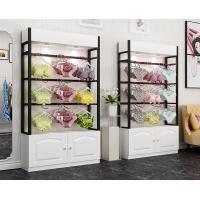 Buy cheap Colorful Underwear Clothing Display Racks With Cabinet 1200*400*2000mm product