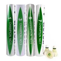 Buy cheap Victor badminton shuttlecocks master no.5 goose feather shuttlecock champion no product