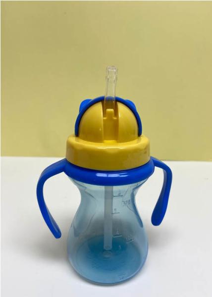 Buy cheap 6oz Baby Weighted Straw Cup With Flip Lid Customized Logo from wholesalers