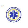 Buy cheap 75% Embroidery Logo Iron On Emergency Embroidered Patches With Merrow from wholesalers