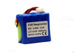 75 X 32 X 67 Mm Ventilator Battery 9.6V 3800mAh NI-MH For Respironics Bipap