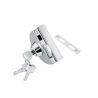 Buy cheap Glass door locks LC-002A, stainless steel 304 plate, finishing satin or mirror from wholesalers