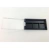 Buy cheap Cosmetic Glitter Eyeshadow Packaging Box Dark Black Sticker Printing from wholesalers