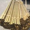 Buy cheap JIS ASTM Seamless Brass Tube , Brass Copper Pipe CuZn37 CuZn40 C6782 Material from wholesalers
