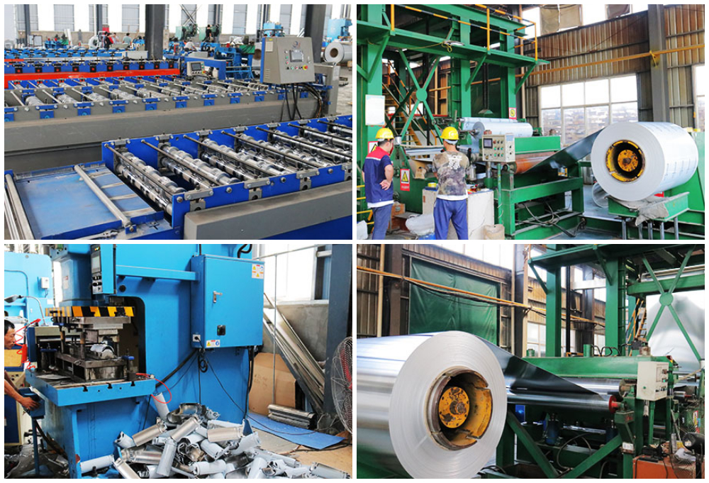 3003 3004 Aluminum Corrugated Sheet 0.5-1mm Corrugated Metal Roofing Sheets