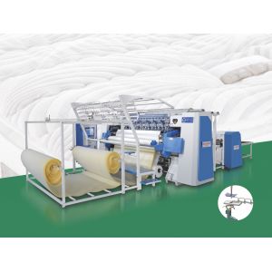 Buy cheap Automatic Stop Shuttleless Industrial Quilting Machine High Speed 1200rpm product