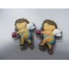 Buy cheap Flexible 3D Boys Girls Angel Shape PVC Fridge Magnet Sticker With Cheap Wholesale Price, For Home Decoration from wholesalers