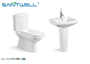 Buy cheap Commode Flushing Ceramic Toilet Comfort Height 710 * 390 * 765 Mm SWC921 from wholesalers