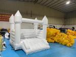 Inflatable Jumping Castle Commercial White Bounce House For Wedding jumping