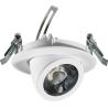 Buy cheap 355° Adjustable 10W Gimbal pull-downlight clothing stores shopping mall cutout 98mm Led downlight from wholesalers