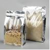 Buy cheap Food grade flat bottom plastic 8 side Food vacuum sealed translucent clear plastic zipper bag from wholesalers