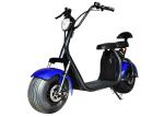 TM-TX-07 1000W Long Range Electric Scooter , Blue Electric Motorcycle Wheel
