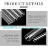 Buy cheap Acrylic Tube, Clear Plastic Pipe Tube 15.5'' Length Clear PVC Pipe Round Polycarbonate Tubing Chemical Resistant from wholesalers
