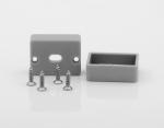 Led strip aluminum profile with PC cover for Waterproof LED Channel
