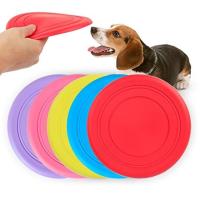 Buy cheap Pet Frisbee OEM Bite Resistant 17.8cm Silicone Rubber Toys product