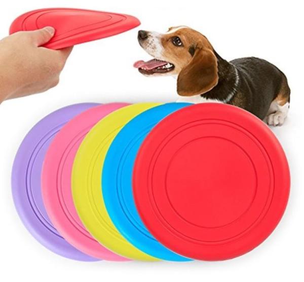 Buy cheap Pet Frisbee OEM Bite Resistant 17.8cm Silicone Rubber Toys from wholesalers