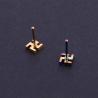 Buy cheap Fashion body piercing jewelry gold plated nose stud on hot sale from wholesalers