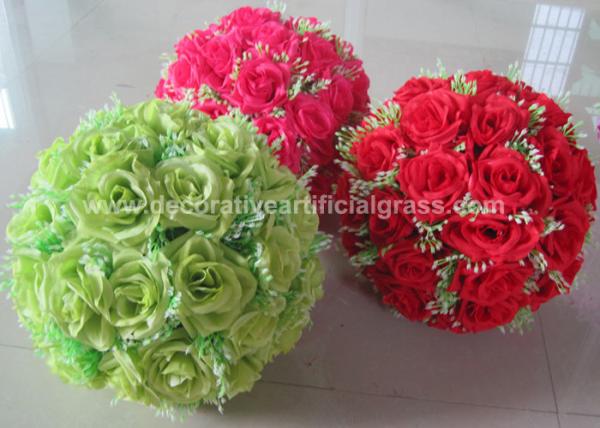 Buy cheap Xmas Centerpieces Decorations Silk Artificial Flower Ball 30cm 40cm 60cm from wholesalers