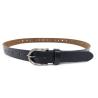 Buy cheap Handcraft Leather Fashion Ladies Belts With Alloy Pin Buckle Durable from wholesalers