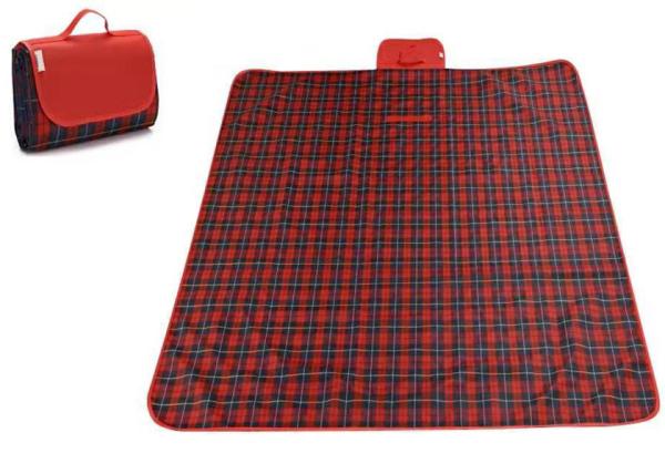 Buy cheap Collapsible Waterproof Picnic Mat , 600D Oxford Fabric Travel Picnic Blanket from wholesalers