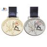 Buy cheap Zinc Alloy Custom Sports Medals For Club , Silver Plating Soft Enamel Medalhas from wholesalers