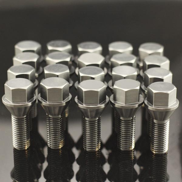 Buy cheap Black GR5 Titanium Wheel Bolts Grade 10.9 For BMW E Chassis from wholesalers