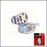 Buy cheap Customed promotional Eco pvc slippers tavel luggage bag tag lable printed logo from wholesalers
