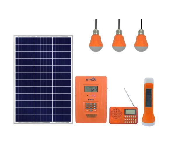 Buy cheap DC12V Residential Solar Power System With 76.8Wh LiFePO4 Battery from wholesalers