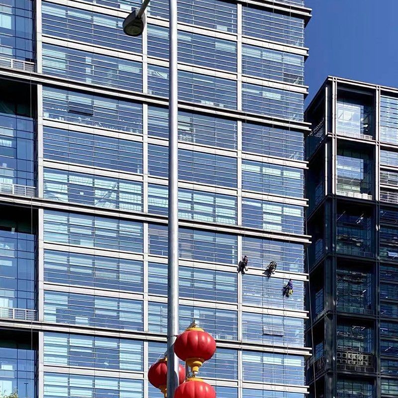 8mm 12A 8mm Insulated Glass Curtain Wall Rectangular Shape Soundproof