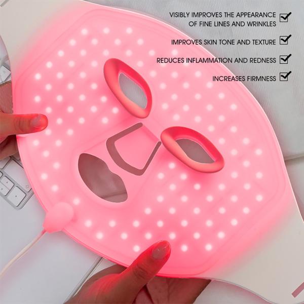 Buy cheap Infrared Face Mask Silicone Colors Light Led Therapy Anti Aging Photon Device from wholesalers