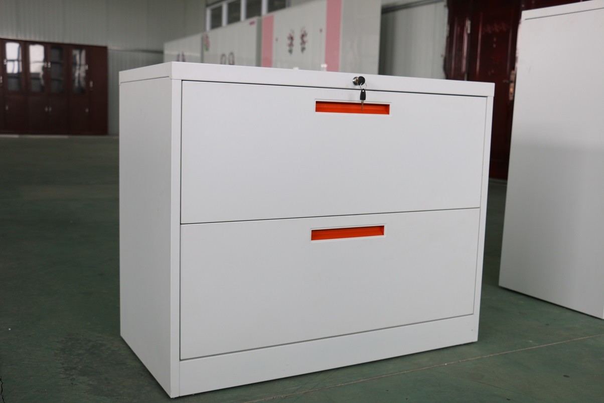0.6MM KD 2 Drawer Steel File Cabinet Furniture Vertical