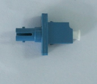 LC to ST fiber adapter, Male to female, ST/LC Hybrid fiber optic adapter converter, singlemode simplex