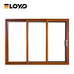 Glazed Windproof Patio Kitchen Glass Sliding Door Black Automatic Hidden