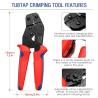 Buy cheap Electronics Automotive Pin Crimper Pliers AWG 26-16 Multicolor from wholesalers