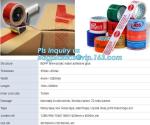 Custom high quality logo printed adhesive packaging bopp tape,rubber base