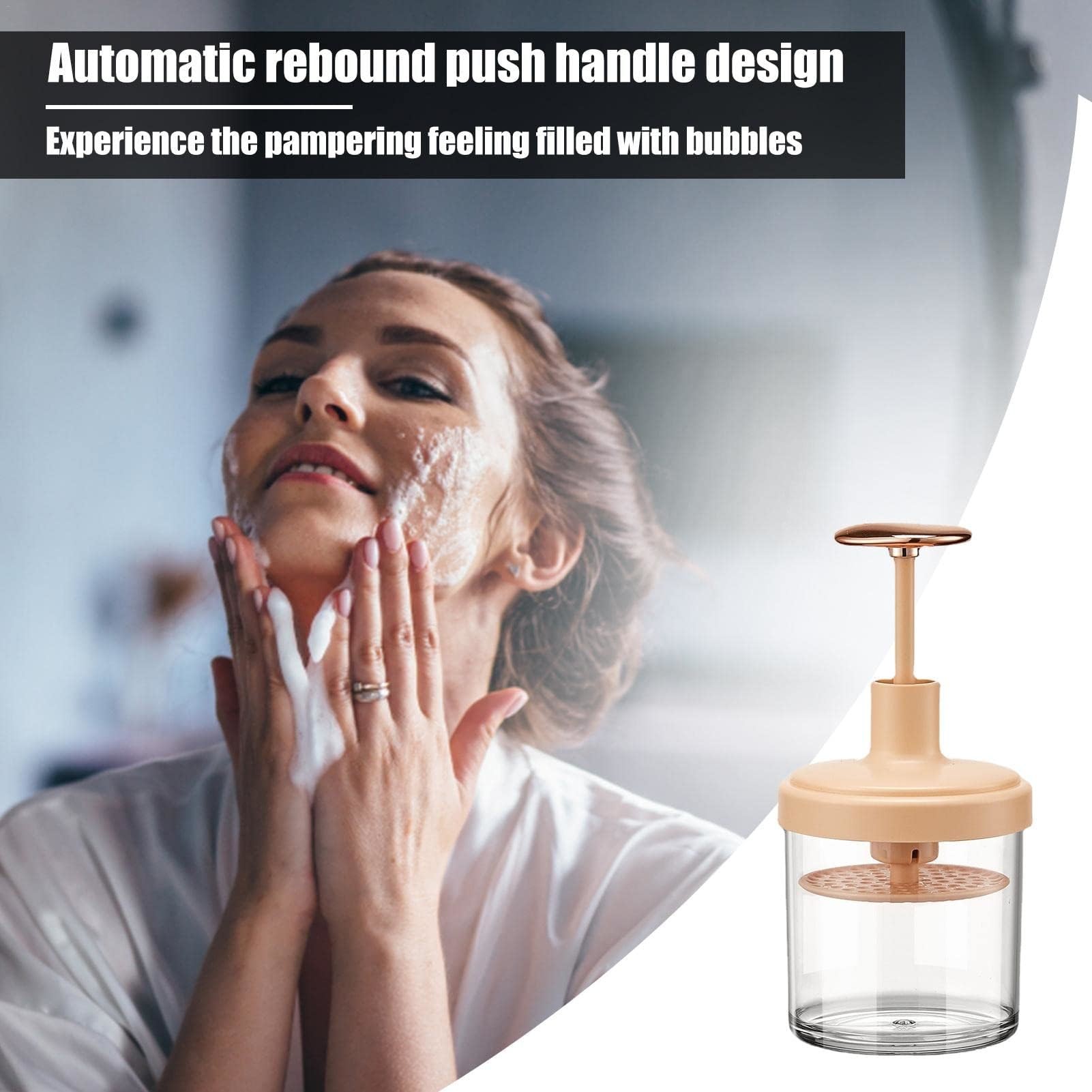 Skin Care Portable Foam Cup Bubble Maker Home Travel Face Washing Facial Cleanser Foaming Cup