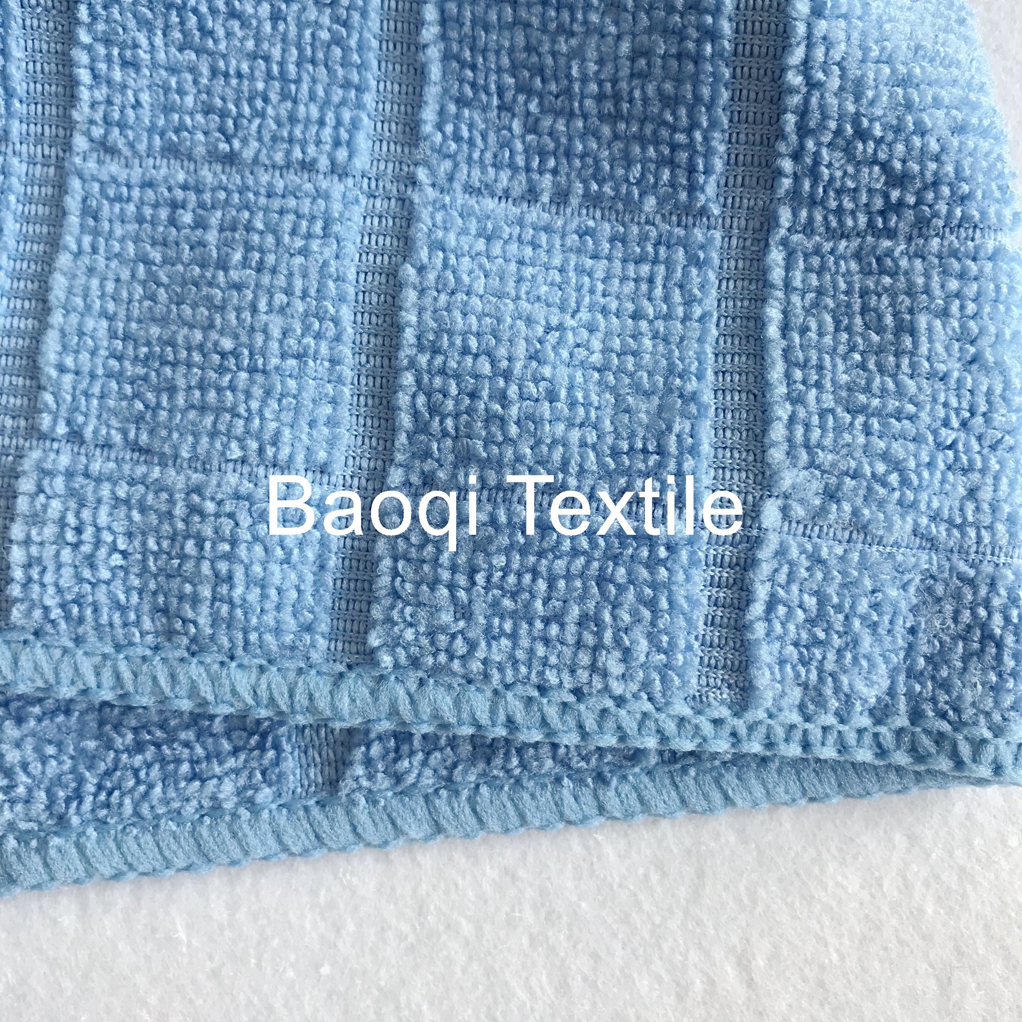Chinese blue size 40*60cm microfiber towel polyester grid cleaning towel/ wholesale microfiber towel for car cleaning