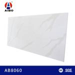 Engineered Quartz Stone Polished 3200*1800 Calacatta White Quartz