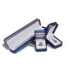 Buy cheap Custom Logo Dark Green Leather Jewelry Box with Hanhong Packaging and Velvet Lining from wholesalers